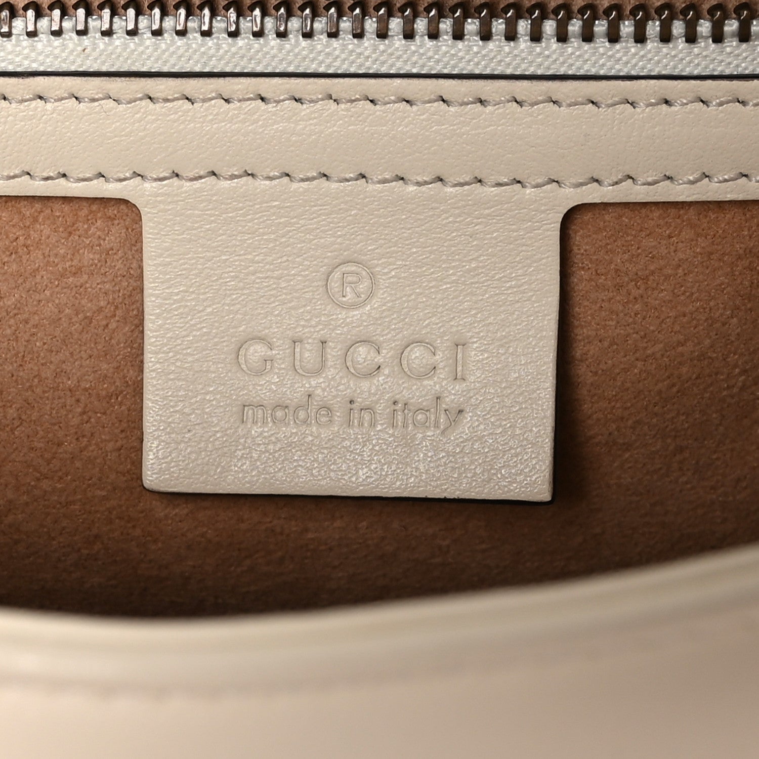 Gucci Calfskin Matelasse Small GG Marmont Shoulder Bag White 6 of 10