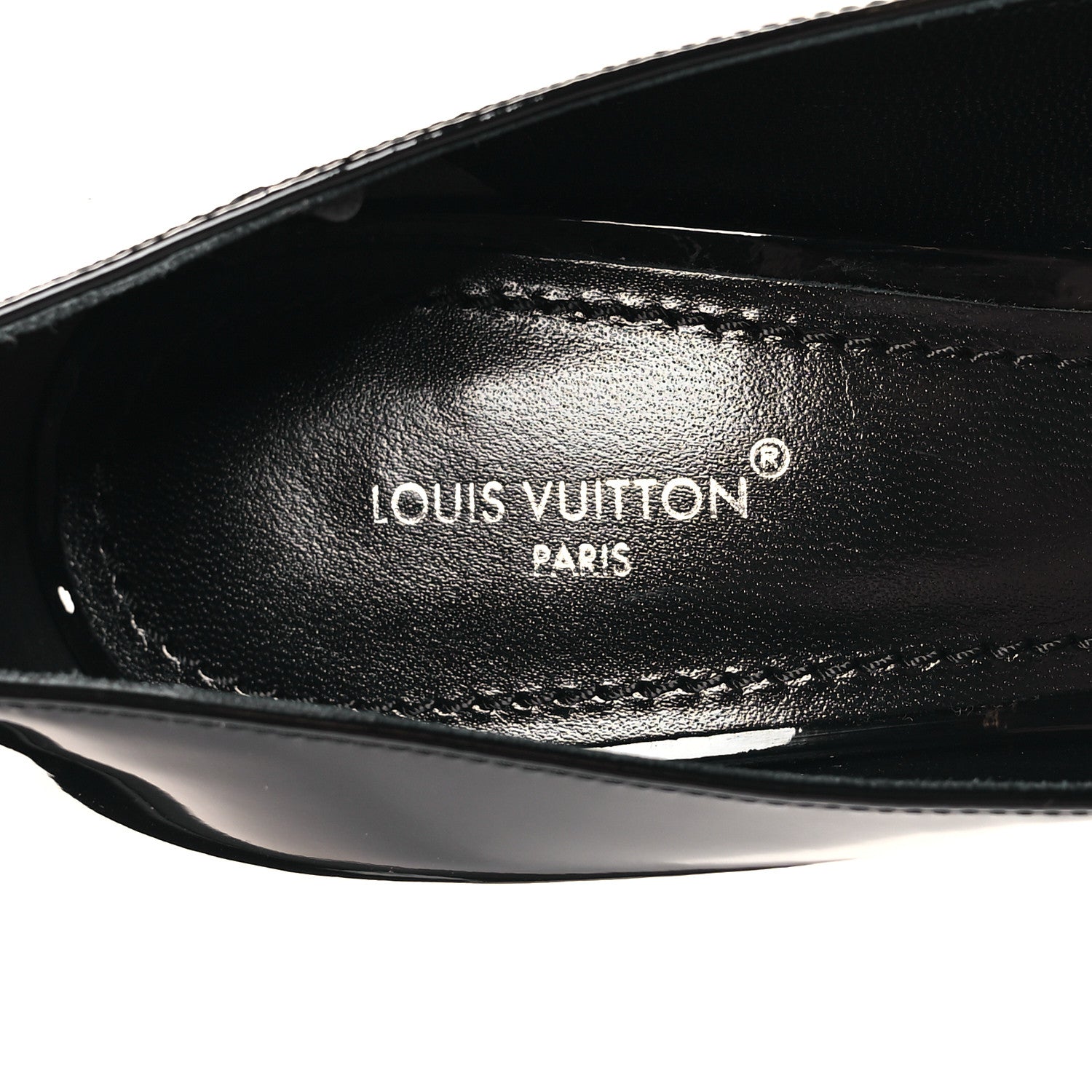 Louis Vuitton Patent Sparkle Pumps 38 Black 37.5 Black 6 of 9