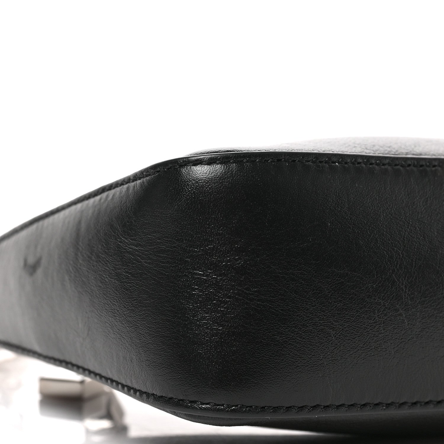 Givenchy Smooth Calfskin Mini Moon Cut Out Shoulder Bag Black 7 of 8