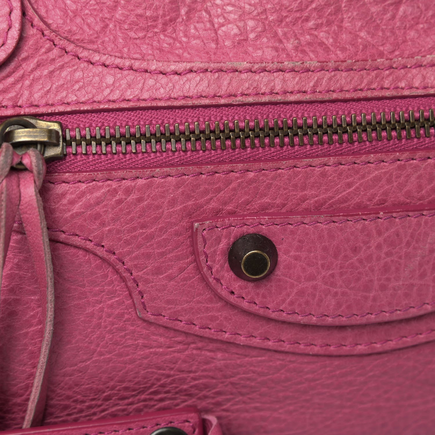 Balenciaga Agneau Classic Hardware City Cyclamen Fucsia 10 of 18