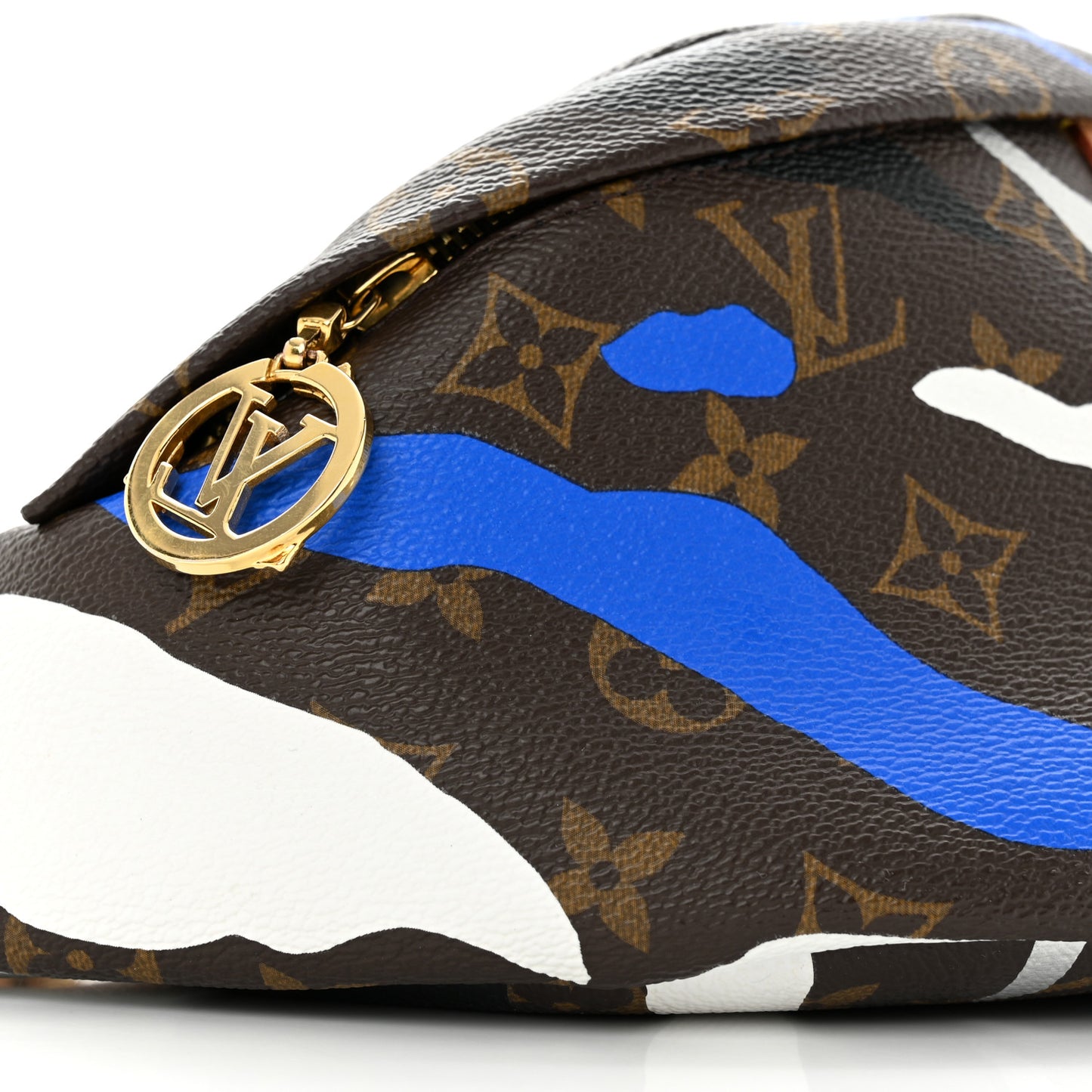 x LoL Monogram Bumbag Blue Silver