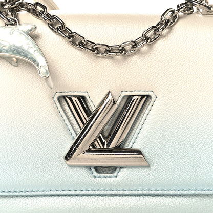 Louis Vuitton Calfskin Twist Chain Shoulder Bag PM Shaded Blue 8 of 14
