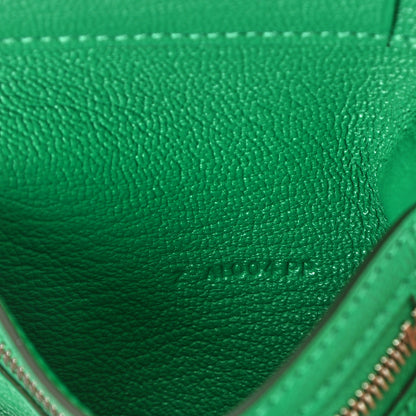 Hermes Chevre Mysore Tri-Fold Compact Bearn Wallet Menthe 7 of 8