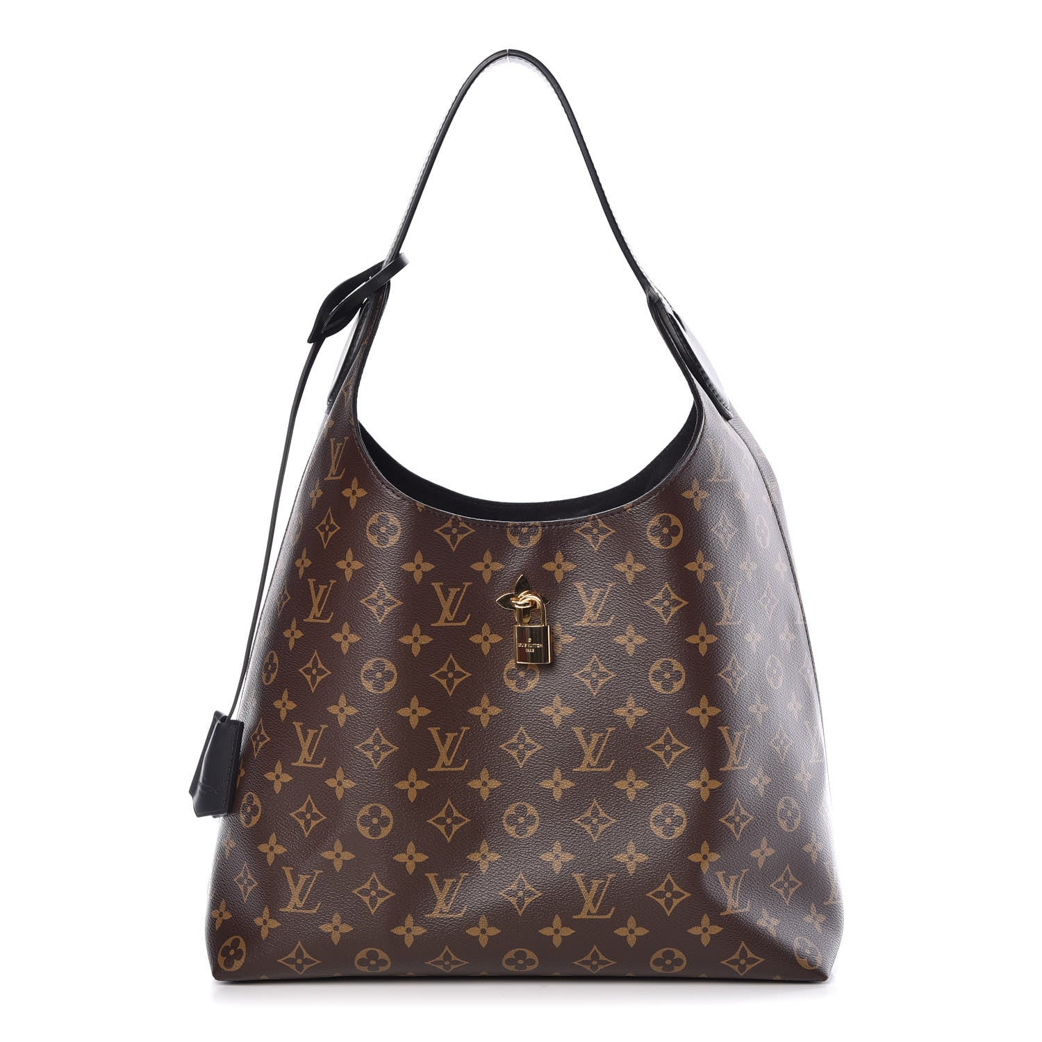 Louis Vuitton Monogram Flower Hobo Black 1 of 9