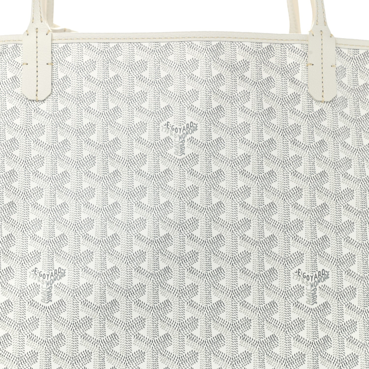 Goyard Goyardine Saint Louis GM White 10 of 12