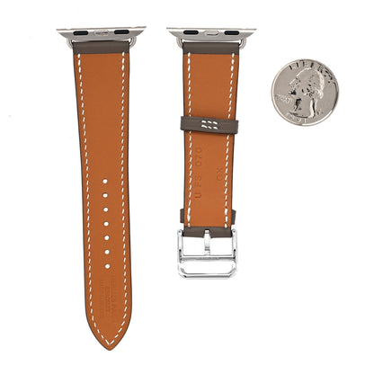 Hermes Swift 41mm Apple Watch Single Tour Band Etoupe 2 of 4