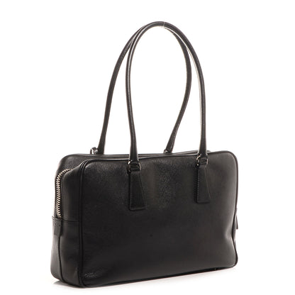 Prada Saffiano Lux Bauletto Nero Black 3 of 9