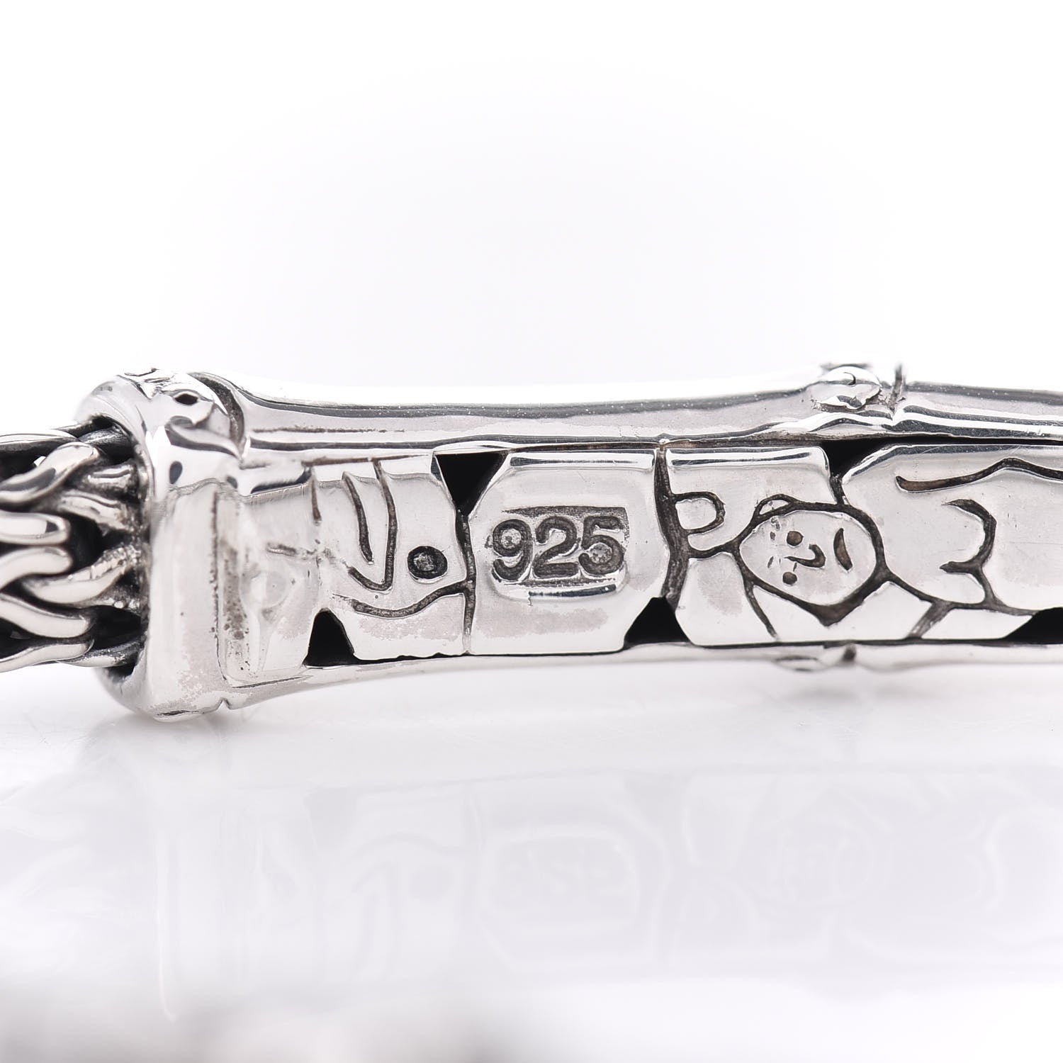 John Hardy Sterling Silver 4mm Bamboo Chain Bracelet 4 of 4