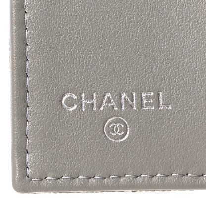 Chanel Caviar Quilted Small Boy Flap Wallet Grey 6 of 8