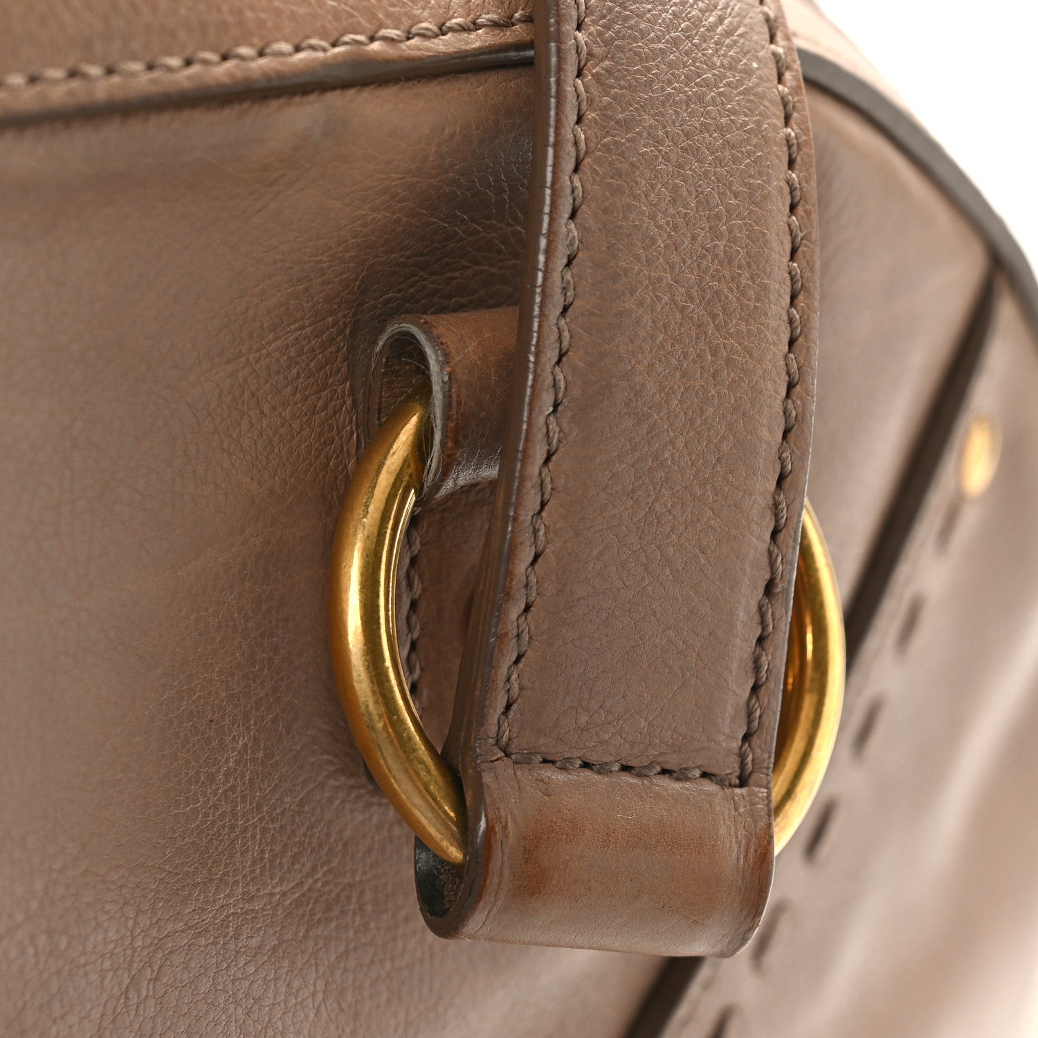 Saint Laurent Calfskin Large Muse Brown 10 of 13