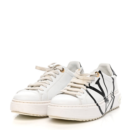 Louis Vuitton Calfskin Time Out Sneakers 36 White 3 of 8