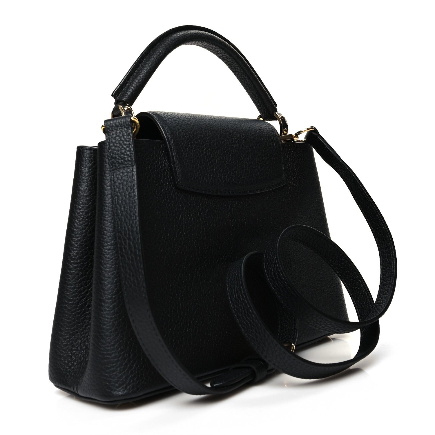 Louis Vuitton Taurillon Mechanical Flowers Capucines BB Black 3 of 10