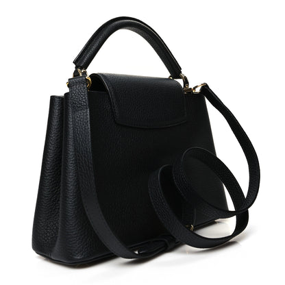Louis Vuitton Taurillon Mechanical Flowers Capucines BB Black 3 of 10
