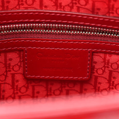 Christian Dior Patent Cannage Large Lady Dior Red 5 of 9