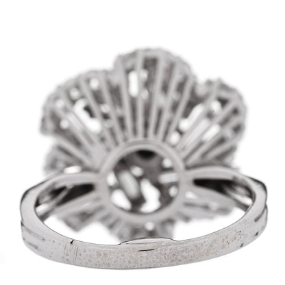 Parker & West by FASHIONPHILE 18K White Gold Diamond 1.80ctw Flower Spiral Cocktail Ring 52 6 4 of 6