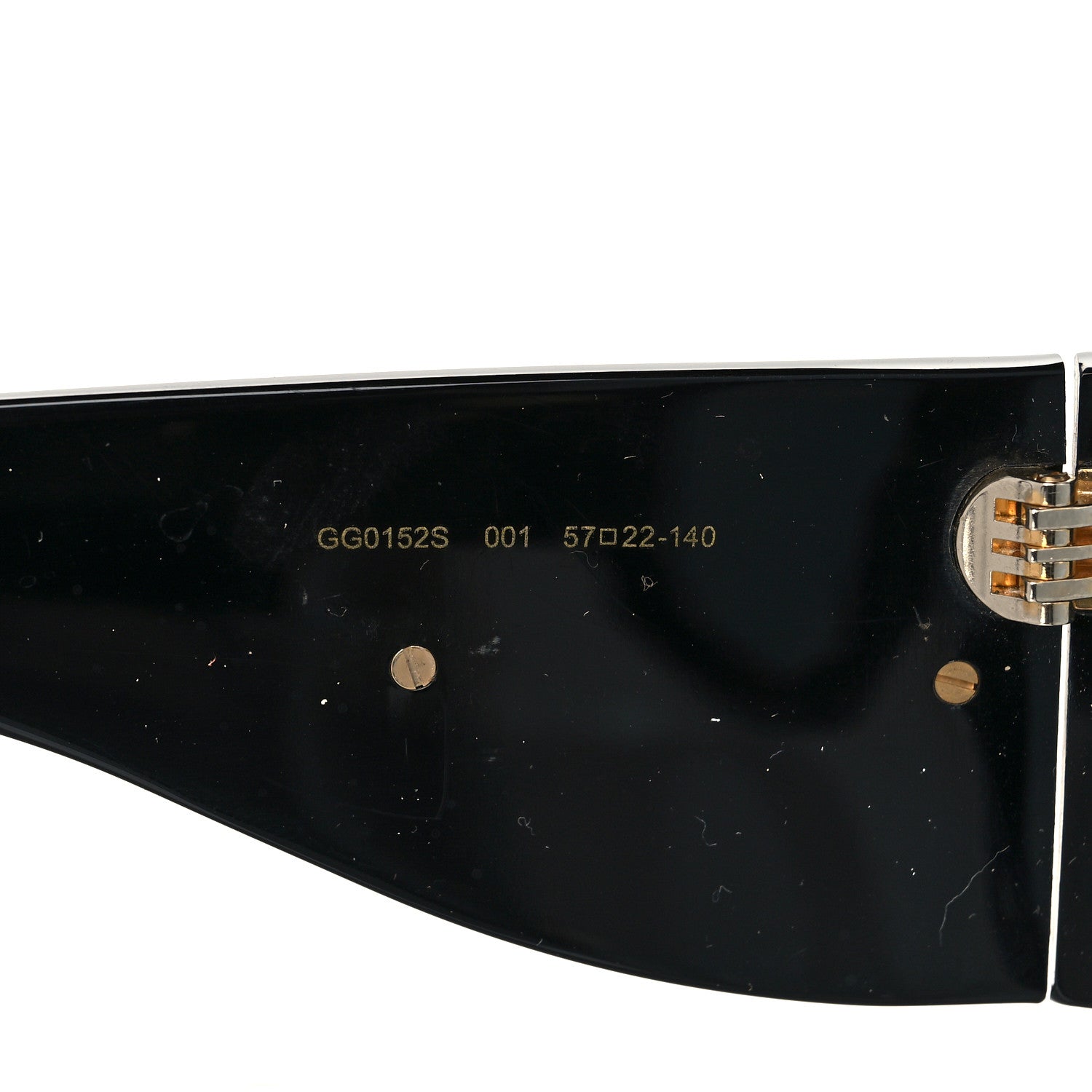 Gucci Oversized Aviator Sunglasses GG0152S Black 6 of 9