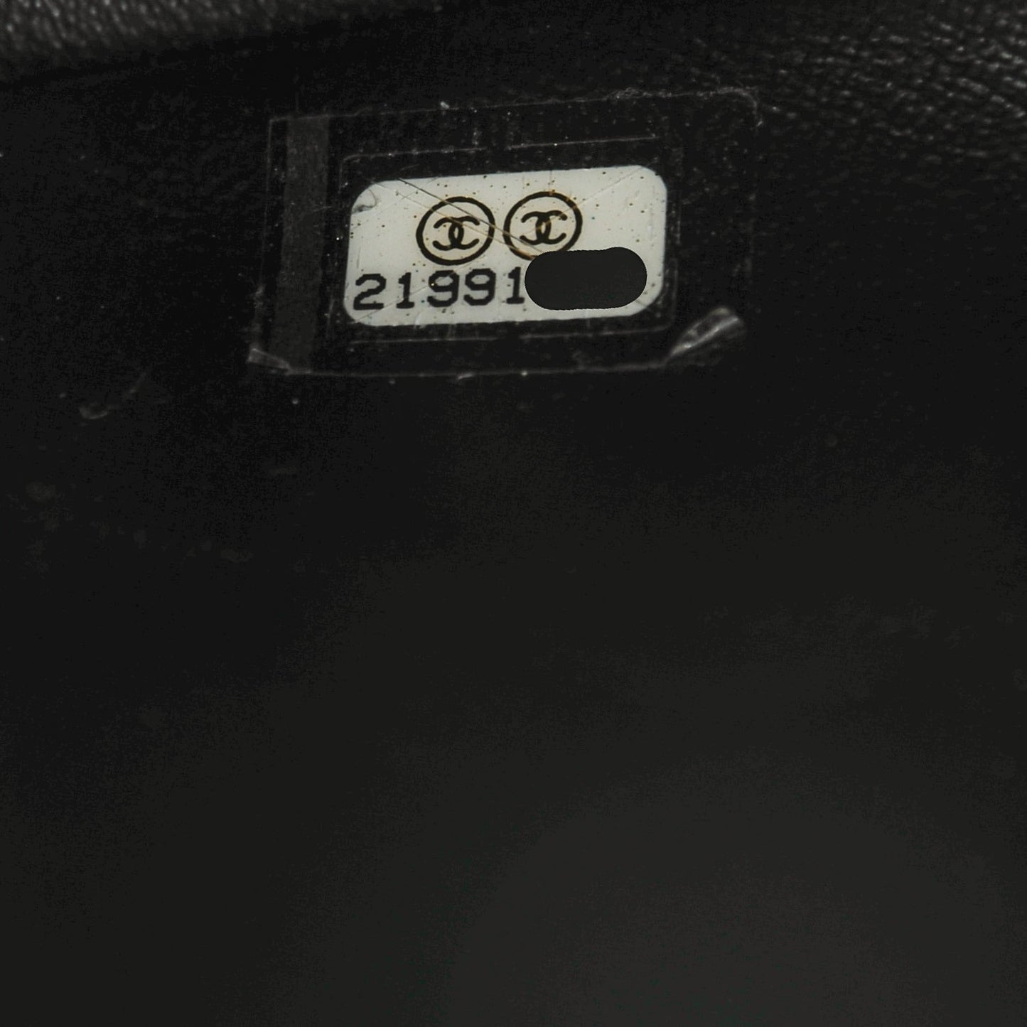 Caviar Quilted Mini Rectangular Flap Black