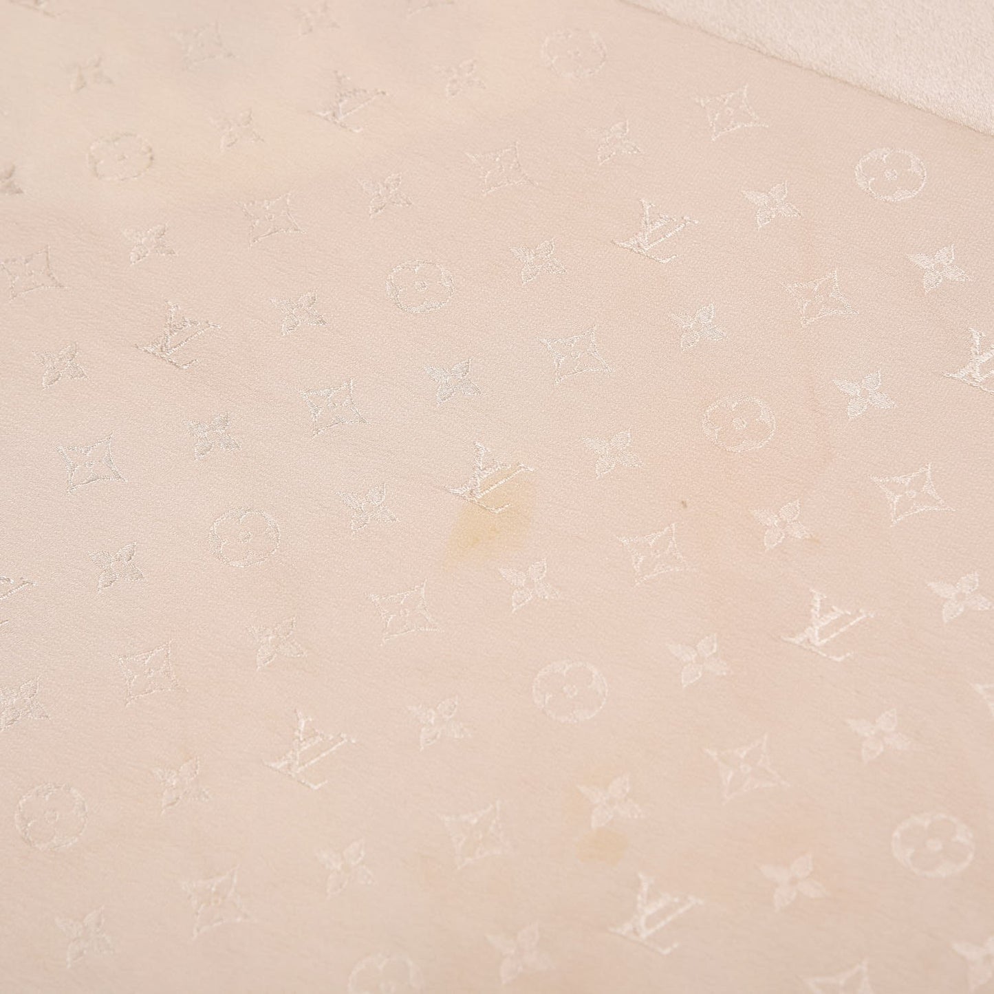 Silk Monogram Monaco Square Scarf Beige
