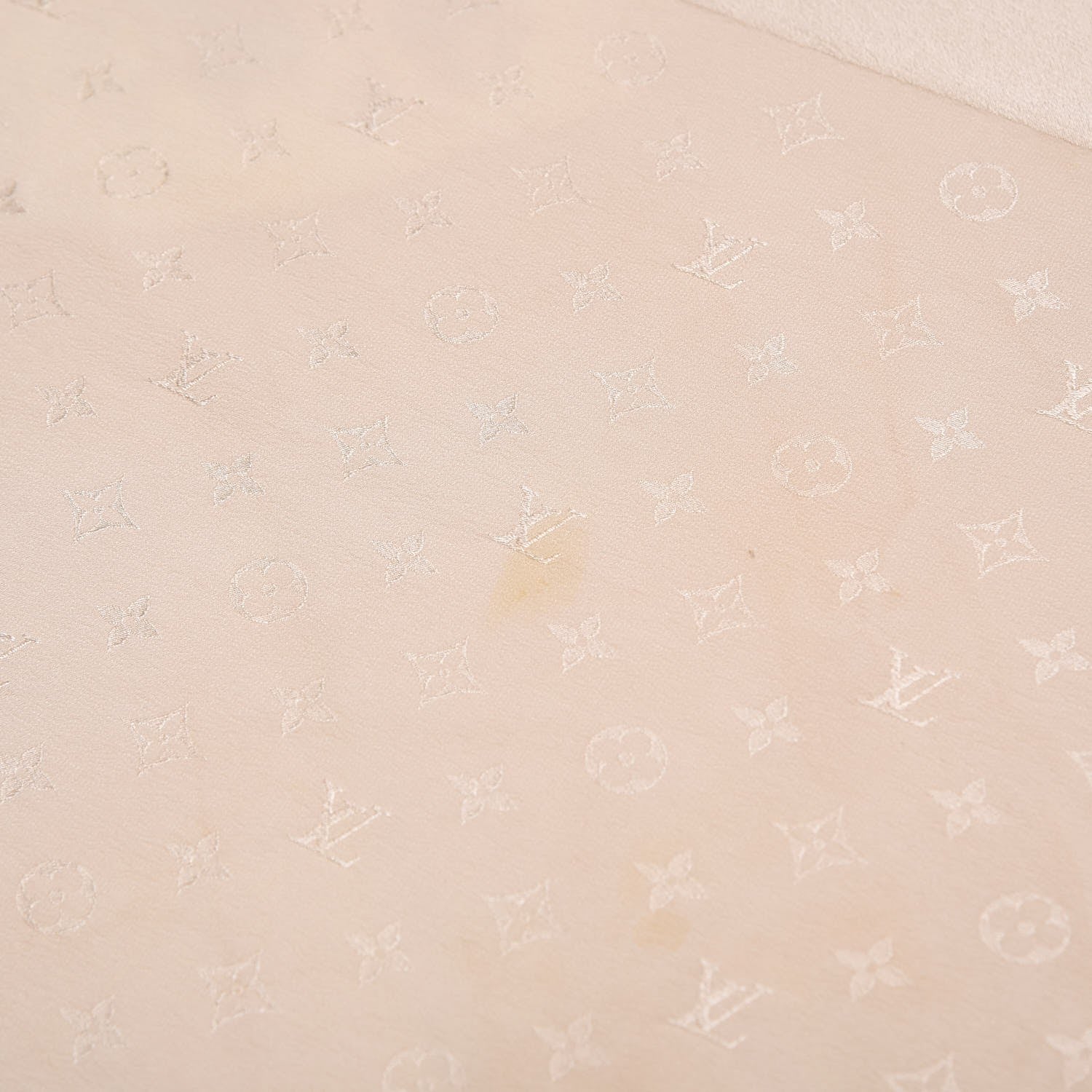 Louis Vuitton Silk Monogram Monaco Square Scarf Beige 4 of 7