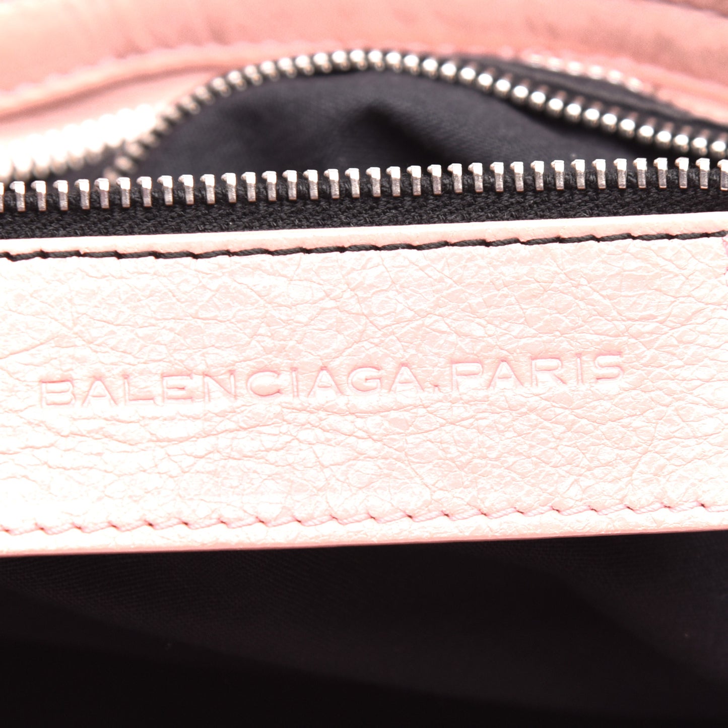 Agneau Giant 12 Silver Hardware City Rose Peche