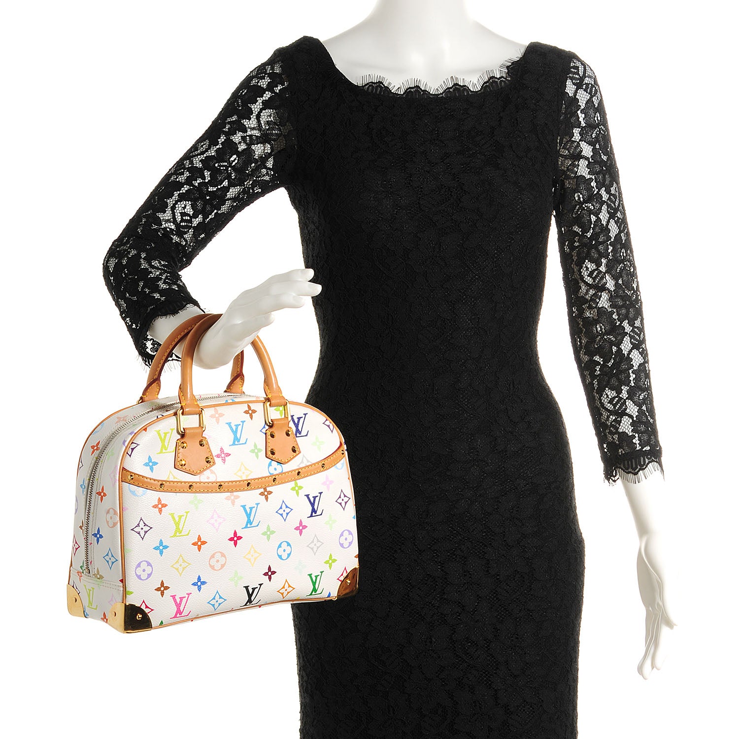 Louis Vuitton Monogram Multicolor Trouville White 2 of 7