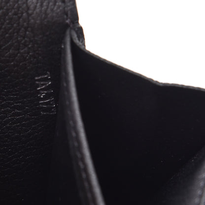 Louis Vuitton Calfskin Lockme II Wallet Black 7 of 7