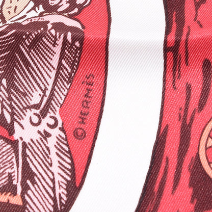 Hermes Silk Jeu de Omnibus et Dames Blanches Scarf 70 4 of 4