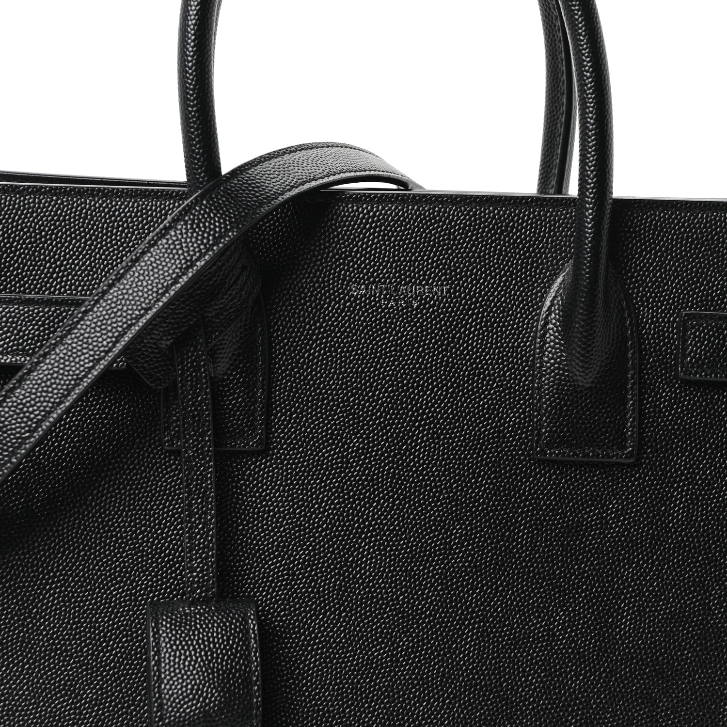 Saint Laurent Grain de Poudre Baby Sac De Jour Black 8 of 10