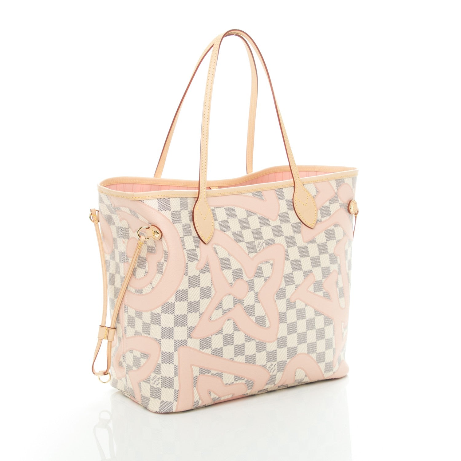 Louis Vuitton Damier Azur Tahitienne Neverfull MM 3 of 9