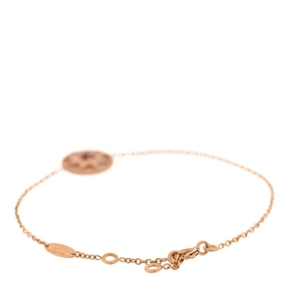 Christian Dior 18K Rose Gold Ruby Mother of Pearl Rose Des Vents Bracelet 2 of 3