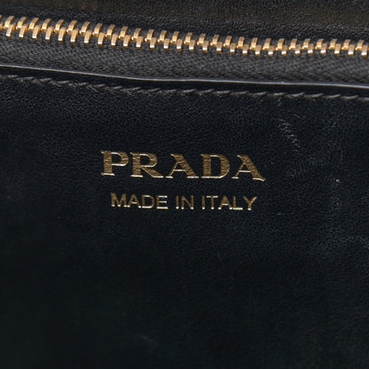 Prada Saffiano Cuir Calfskin Large Monochrome Top Handle Tote Black 6 of 12
