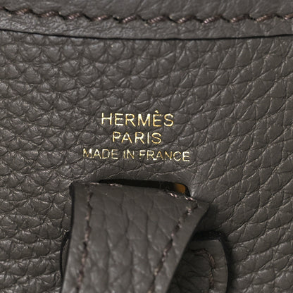 Hermes Taurillon Clemence Evelyne TPM Etain 6 of 9