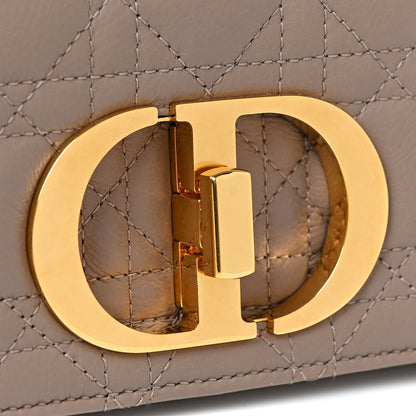 Christian Dior Lambskin Cannage Medium Caro Bag Warm Taupe 10 of 11