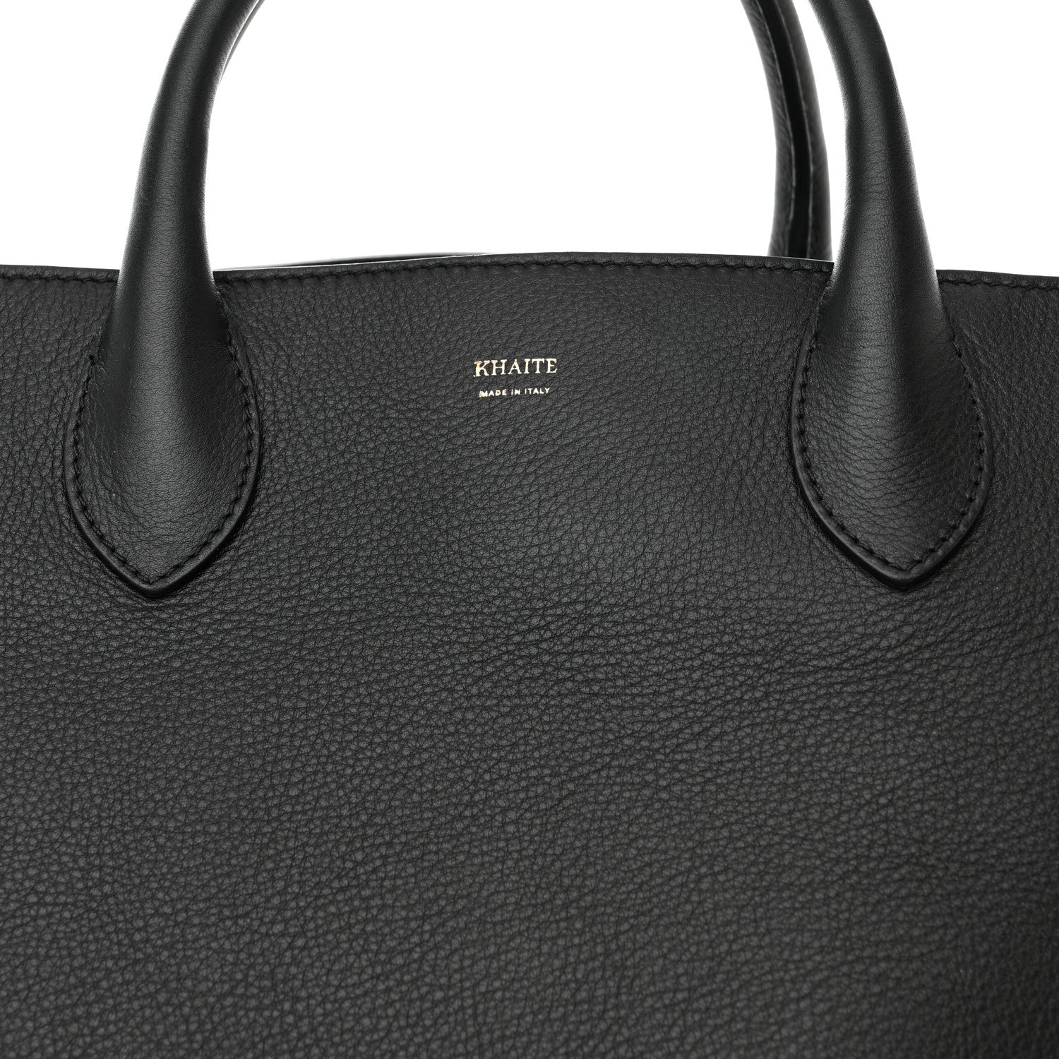 Khaite Pebbled Calfskin Medium Amelia East West Tote Black 8 of 10