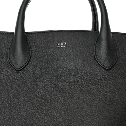 Khaite Pebbled Calfskin Medium Amelia East West Tote Black 8 of 10