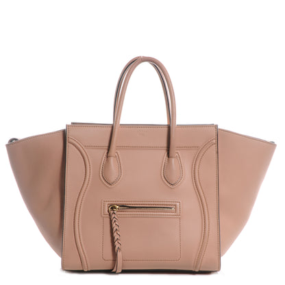 Celine Supple Calfskin Medium Phantom Luggage Flesh 1 of 8
