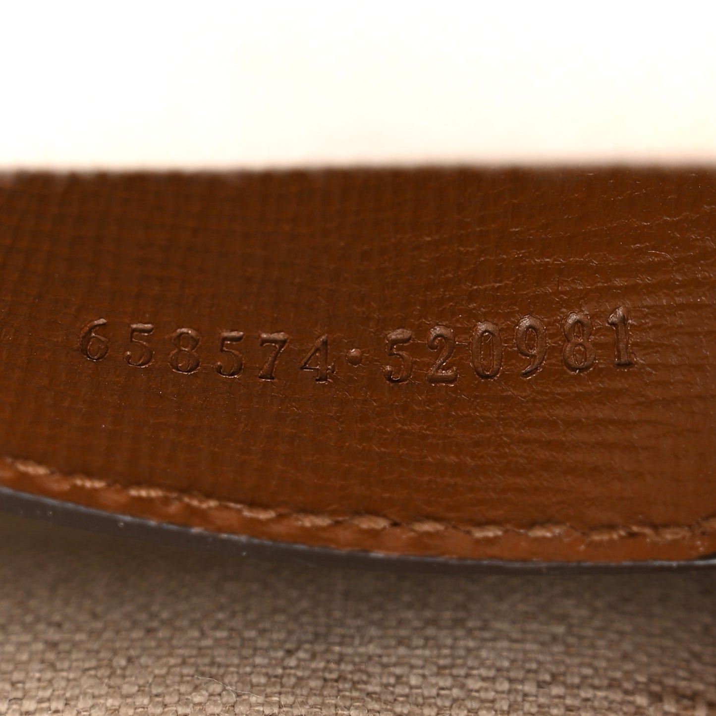 GG Supreme Monogram Web Mini Horsebit 1955 Shoulder Bag Beige Brown Sugar