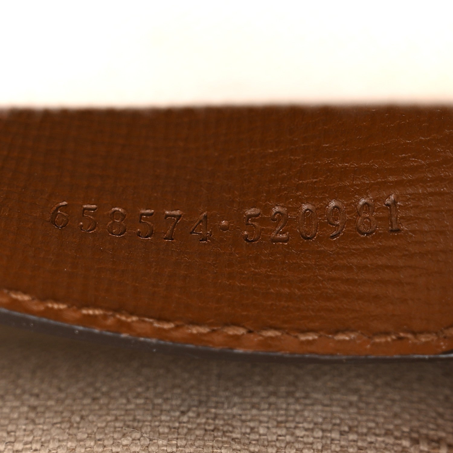 Gucci GG Supreme Monogram Web Mini Horsebit 1955 Shoulder Bag Beige Brown Sugar 7 of 10