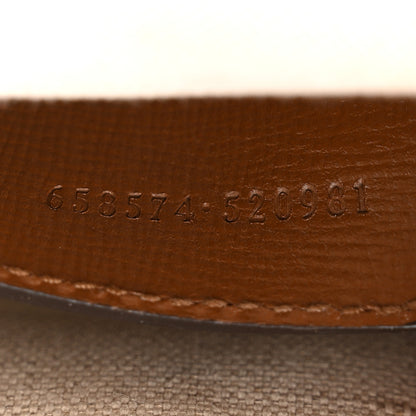 Gucci GG Supreme Monogram Web Mini Horsebit 1955 Shoulder Bag Beige Brown Sugar 7 of 10