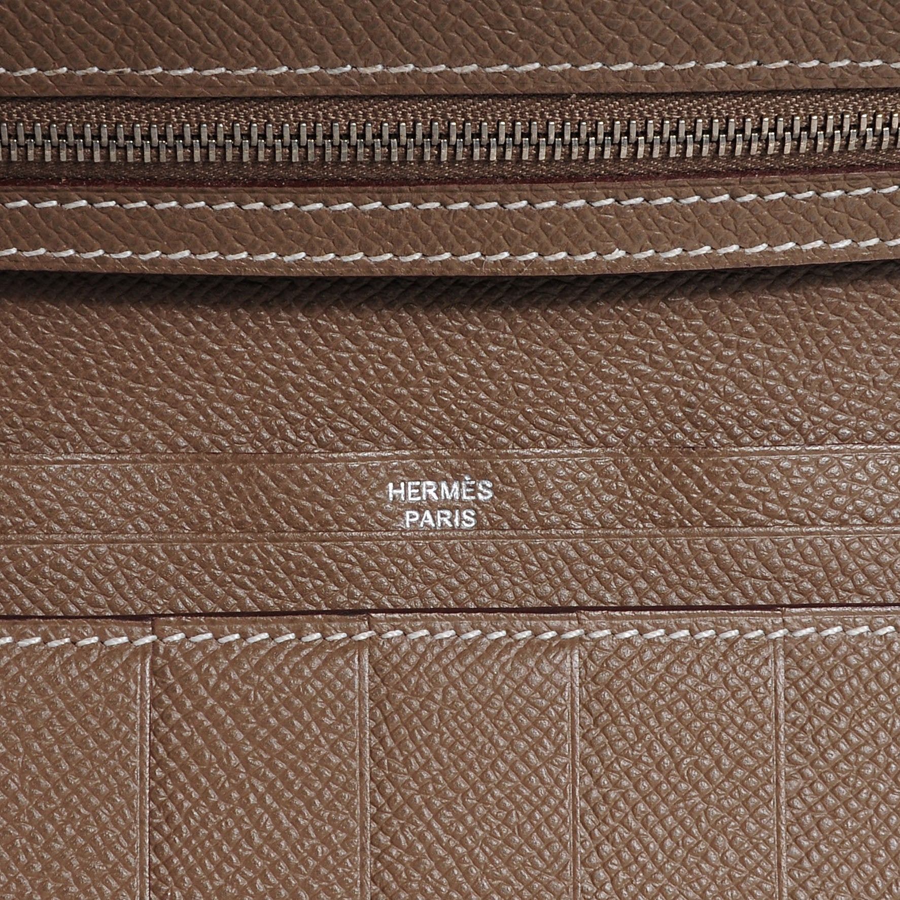 Hermes Epsom Bearn Wallet Etoupe 6 of 8