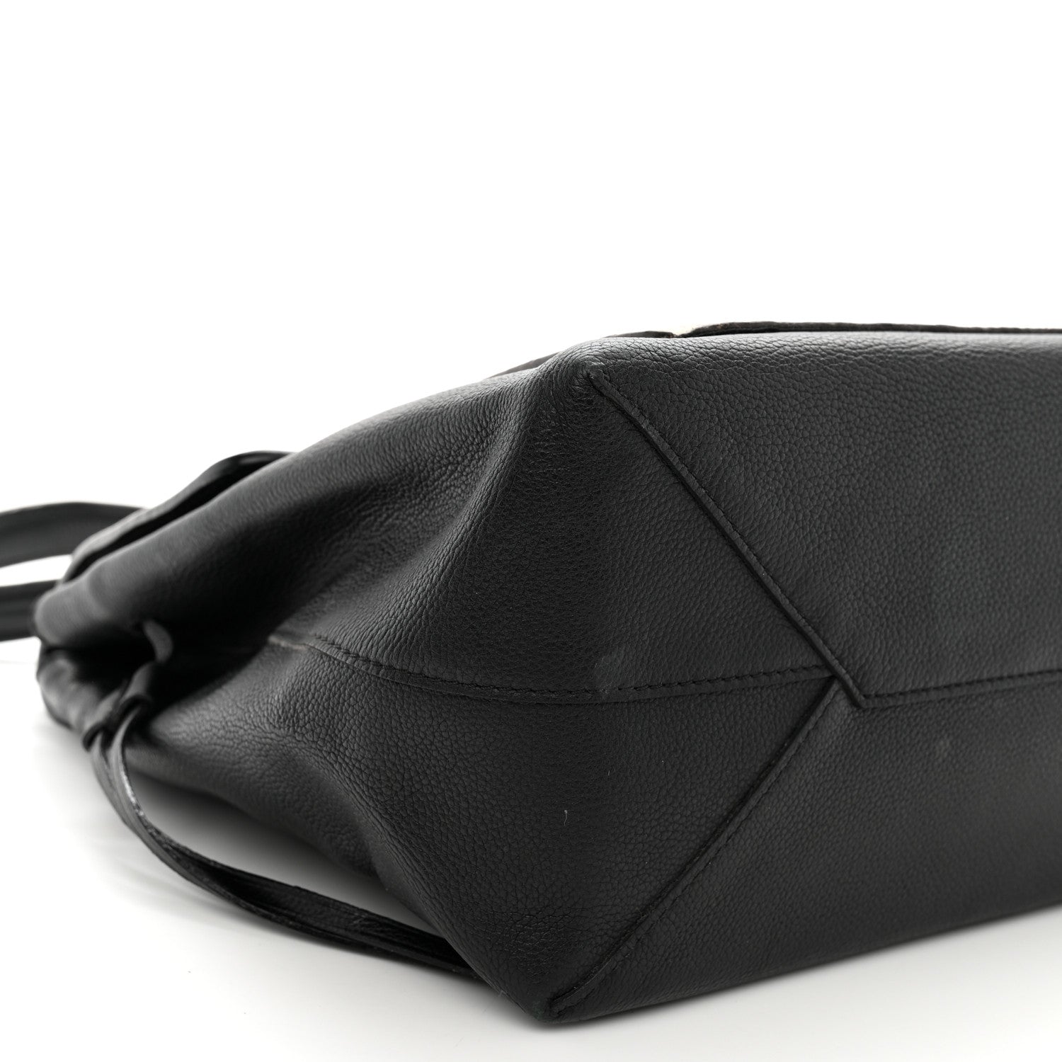 Louis Vuitton Calfskin Snakeskin Lockme MM Black 8 of 10