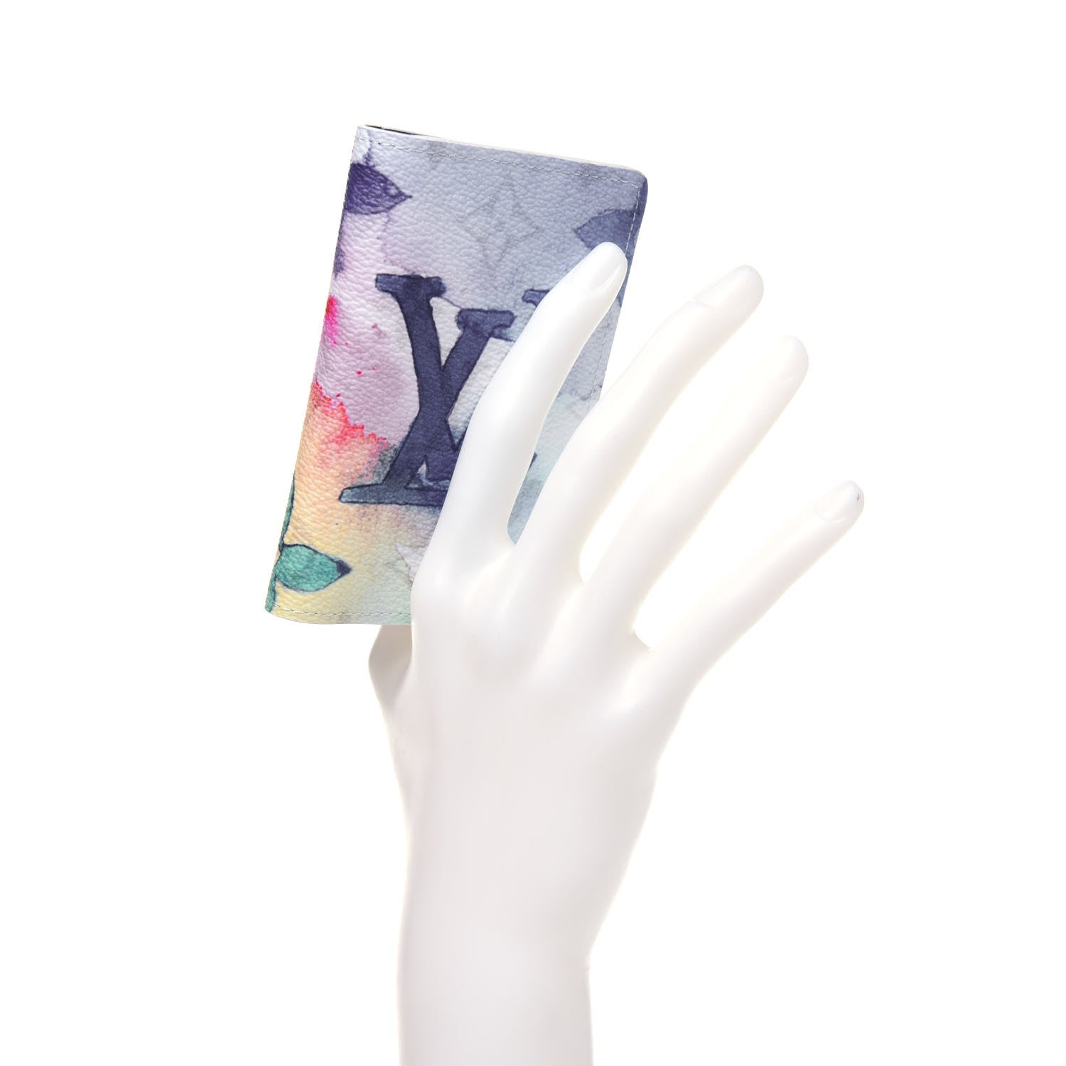 Louis Vuitton Monogram Watercolor Pocket Organizer NM Multicolor 2 of 9
