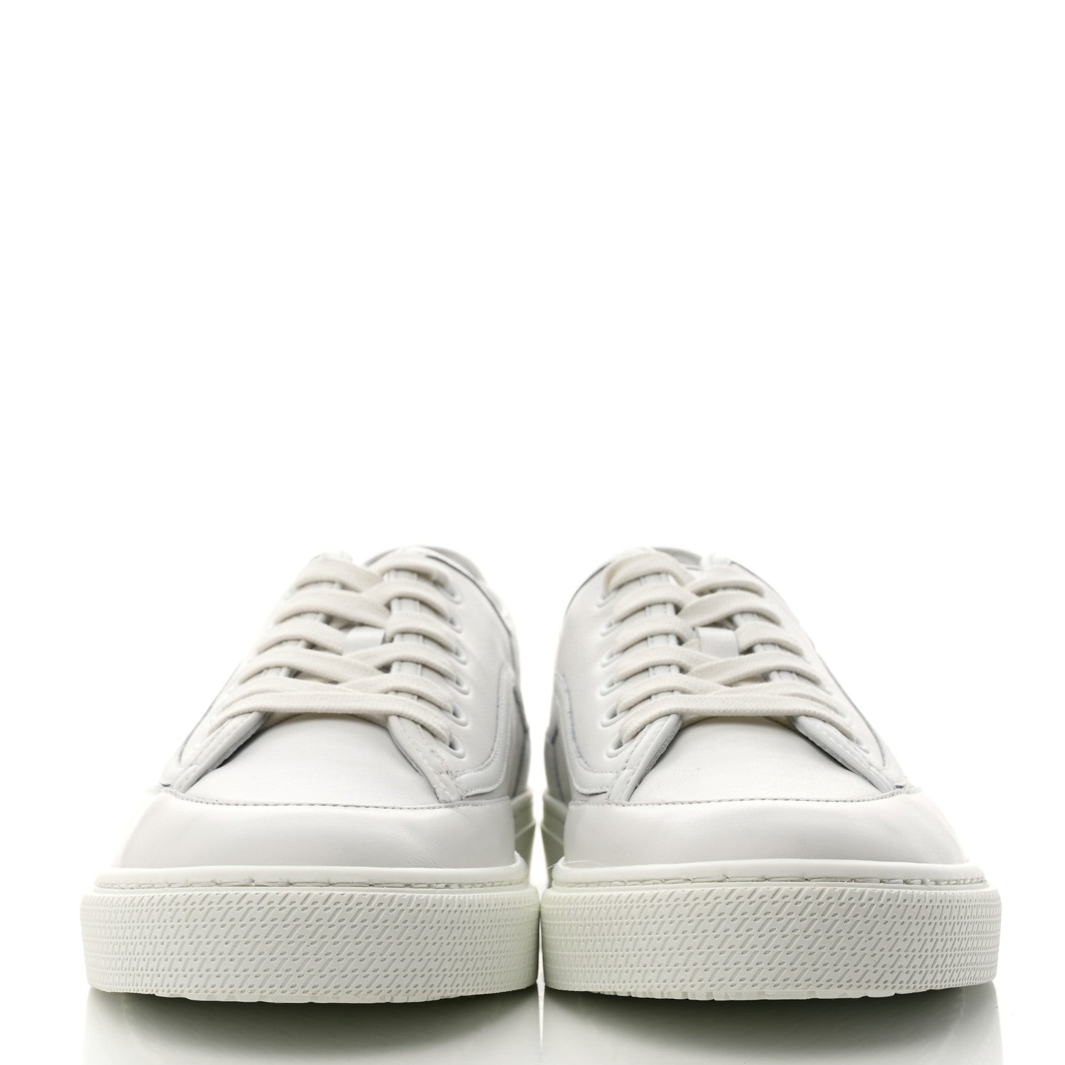 Hermes Calfskin Womens Get Sneakers 39 White 2 of 9