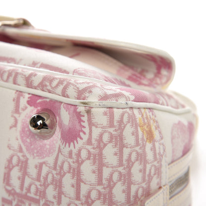 Christian Dior Canvas Monogram Floral Bowler Pink 9 of 20