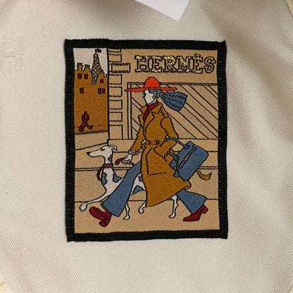 Hermes Cerf Lourd Calvi Bucket Hat 58 White Casse 10 of 11