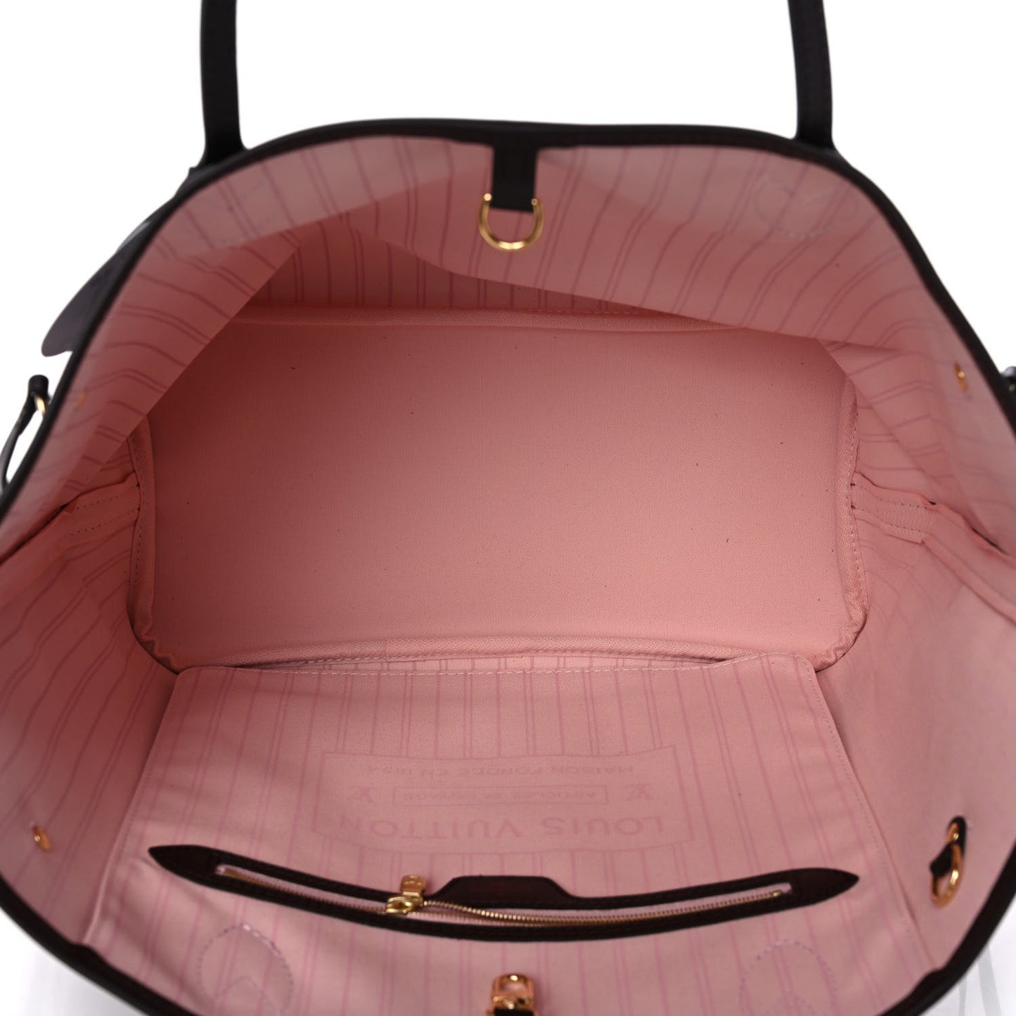Damier Ebene Neo Neverfull MM Rose Ballerine