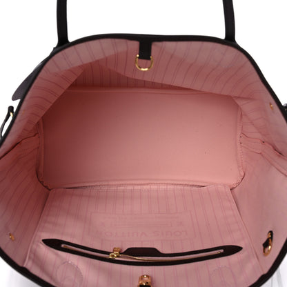 Louis Vuitton Damier Ebene Neo Neverfull MM Rose Ballerine 5 of 10