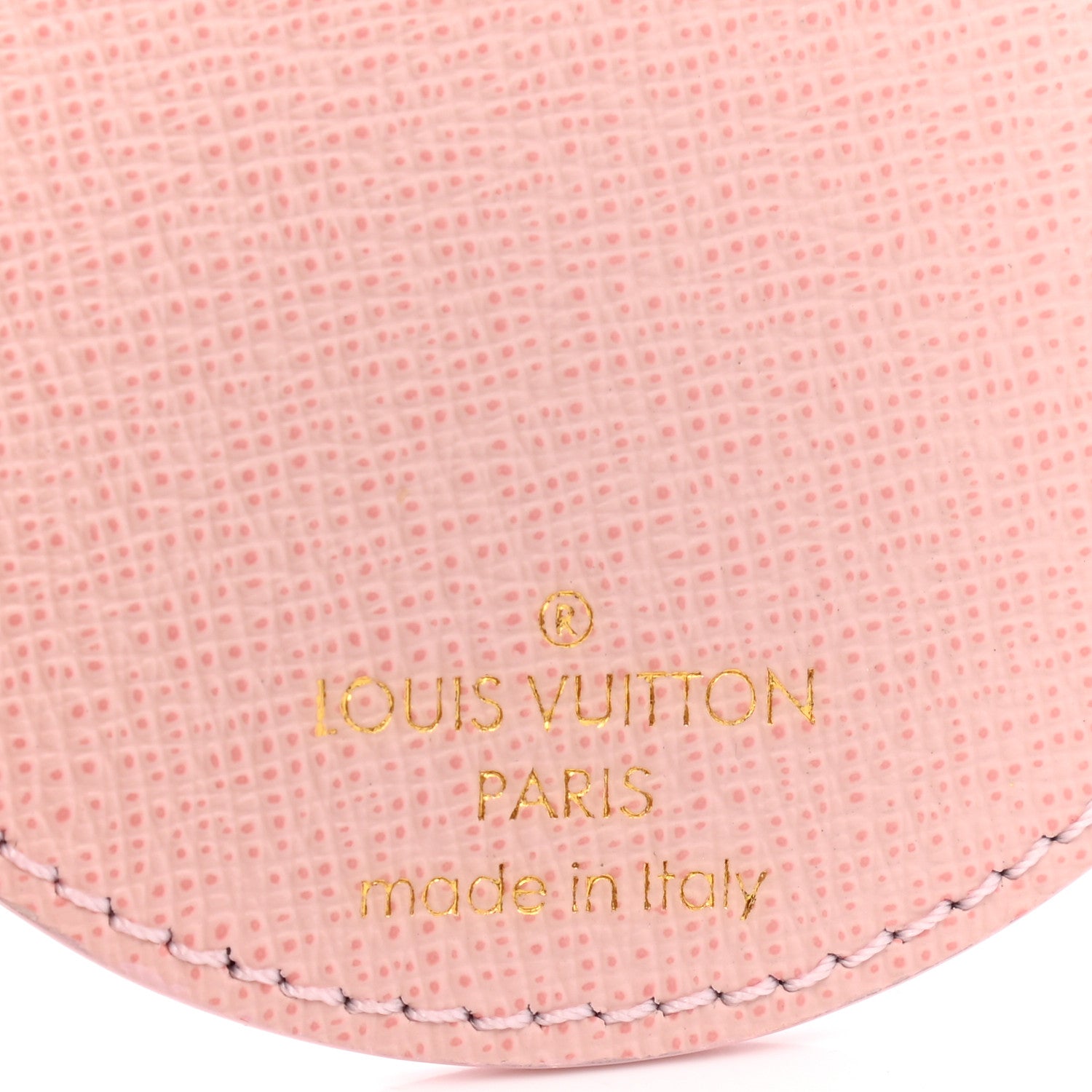 Louis Vuitton Monogram LV Mirror Bag Charm Key Holder Rose Ballerine 3 of 6
