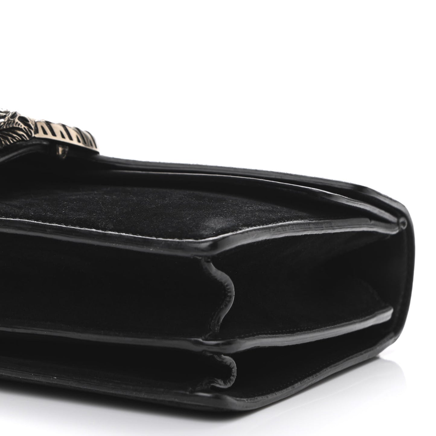 Suede Small Dionysus Shoulder Bag Black