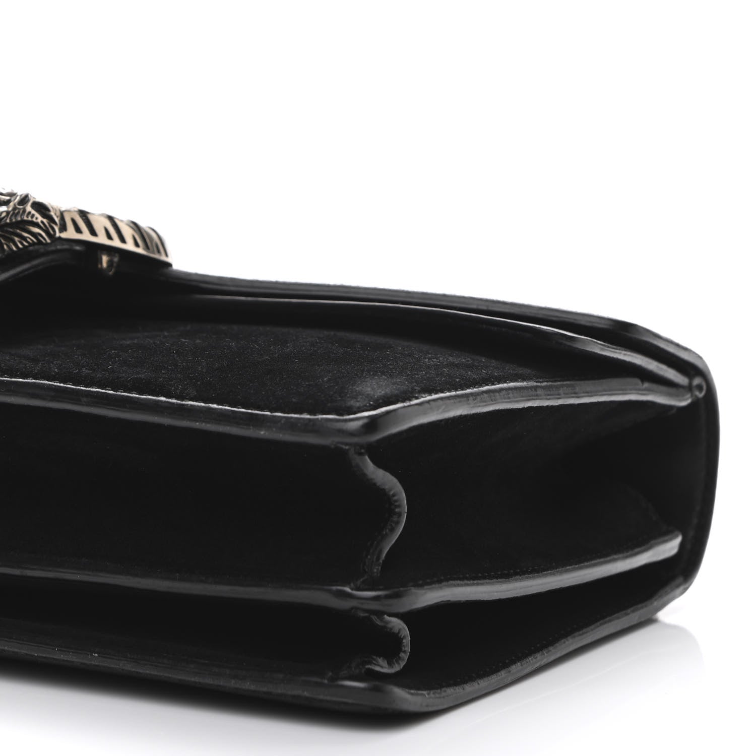 Gucci Suede Small Dionysus Shoulder Bag Black 9 of 11